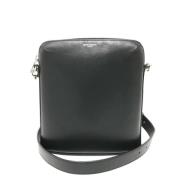 Yves Saint Laurent Vintage Pre-owned Laeder crossbodyvskor Black, Dam