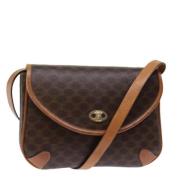 Celine Vintage Pre-owned Laeder axelremsvskor Brown, Dam