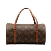 Louis Vuitton Vintage Pre-owned Canvas handvskor Brown, Dam