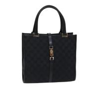 Gucci Vintage Pre-owned Canvas handvskor Black, Dam