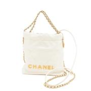 Chanel Vintage Pre-owned Laeder chanel-vskor White, Dam