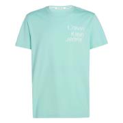 Calvin Klein Diffused Stacked T-shirt Green, Herr