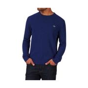 Lacoste Lila Sweatshirt Stilren Bekväm Herrkläder Blue, Herr