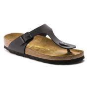 Birkenstock Gizeh Birko-Flor Sandaler Black, Dam