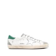 Golden Goose Super Star Läder Mocka Sneakers White, Herr