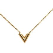 Louis Vuitton Vintage Pre-owned Guld halsband Yellow, Dam