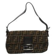 Fendi Vintage Pre-owned Canvas fendi-vskor Black, Dam