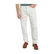 L'Exception Paris Canvas Straight-Leg Jeans Ecru Färg White, Herr