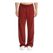 Emporio Armani EA7 Elastisk midja joggers med logotyp Red, Herr