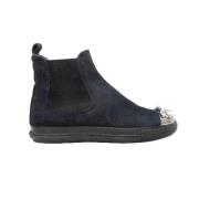 Miu Miu Pre-owned Pre-owned Mocka sneakers Blue, Dam