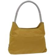 Prada Vintage Pre-owned Nylon prada-vskor Yellow, Dam