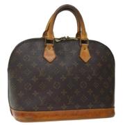 Louis Vuitton Vintage Pre-owned Canvas handvskor Brown, Dam