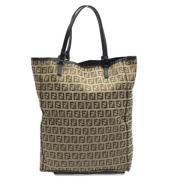 Fendi Vintage Pre-owned Canvas fendi-vskor Beige, Dam