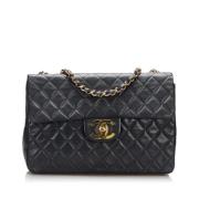 Chanel Vintage Pre-owned Laeder axelremsvskor Black, Dam