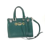 Gucci Vintage Pre-owned Laeder gucci-vskor Green, Dam