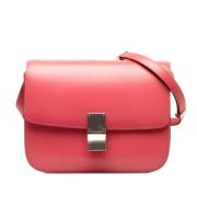 Celine Vintage Pre-owned Laeder axelremsvskor Pink, Dam