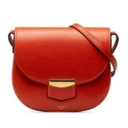 Celine Vintage Pre-owned Laeder celine-vskor Red, Dam