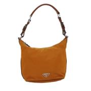 Prada Vintage Pre-owned Nylon prada-vskor Orange, Dam