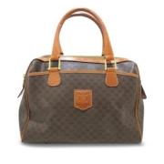 Celine Vintage Pre-owned Laeder handvskor Brown, Dam