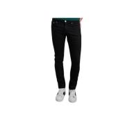 MUD Jeans Svart Slim Fit Tinted Jeans Black, Herr