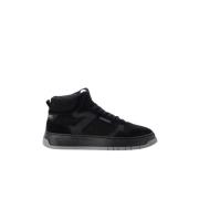 Iceberg Vintage Basket Style Sneakers Black, Herr