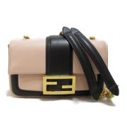 Fendi Vintage Pre-owned Laeder crossbodyvskor Pink, Dam