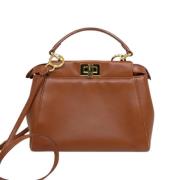 Fendi Vintage Pre-owned Tyg fendi-vskor Brown, Dam