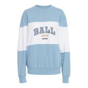 Ball Sportig Sweatshirt med Cool Print Blue, Dam