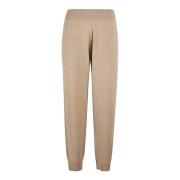 Stella McCartney Cashmere Knit Joggers Beige Beige, Dam