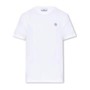 Stone Island Märkes T-shirt White, Herr