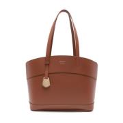 Salvatore Ferragamo Brun Läder Toteväska Brown, Dam