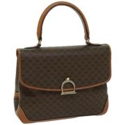 Celine Vintage Pre-owned Laeder handvskor Brown, Dam