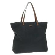 Gucci Vintage Pre-owned Canvas totevskor Black, Dam