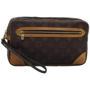 Louis Vuitton Vintage Pre-owned Canvas kuvertvskor Brown, Dam