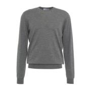 Gender Grå Stickat Aw24 Handtvätt Gray, Herr