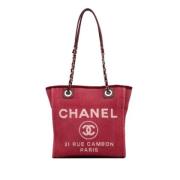 Chanel Vintage Pre-owned Laeder chanel-vskor Red, Dam