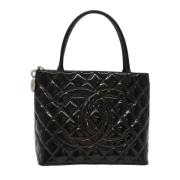 Chanel Vintage Pre-owned Laeder totevskor Black, Dam