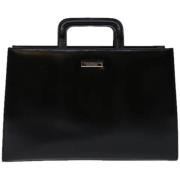 Gucci Vintage Pre-owned Vinyl handvskor Black, Dam