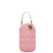 Dior Vintage Pre-owned Laeder crossbodyvskor Pink, Dam