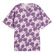 Puma Ess+ Blossom Aop T-shirt Purple, Dam