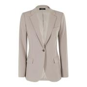 Theory Klassisk Svart Blazer Gray, Dam