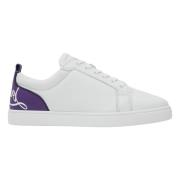 Christian Louboutin Låg Topp Sneaker i Svart White, Herr