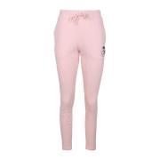 Diesel Dam Sweatpants Rosa Bomull Polyester Blandning Pink, Dam