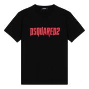 Dsquared2 Kortärmad Crew Neck T-shirt Black, Herr