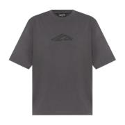 Dsquared2 Tryckt T-shirt Gray, Dam