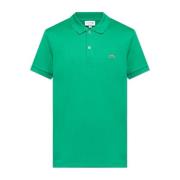 Lacoste Polo med logotyp Green, Herr