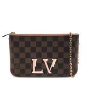 Louis Vuitton Vintage Pre-owned Canvas louis-vuitton-vskor Brown, Dam