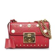 Gucci Vintage Pre-owned Laeder gucci-vskor Red, Dam