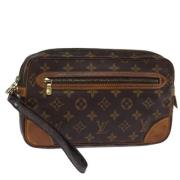 Louis Vuitton Vintage Pre-owned Canvas kuvertvskor Brown, Dam