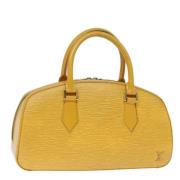 Louis Vuitton Vintage Pre-owned Laeder handvskor Yellow, Dam